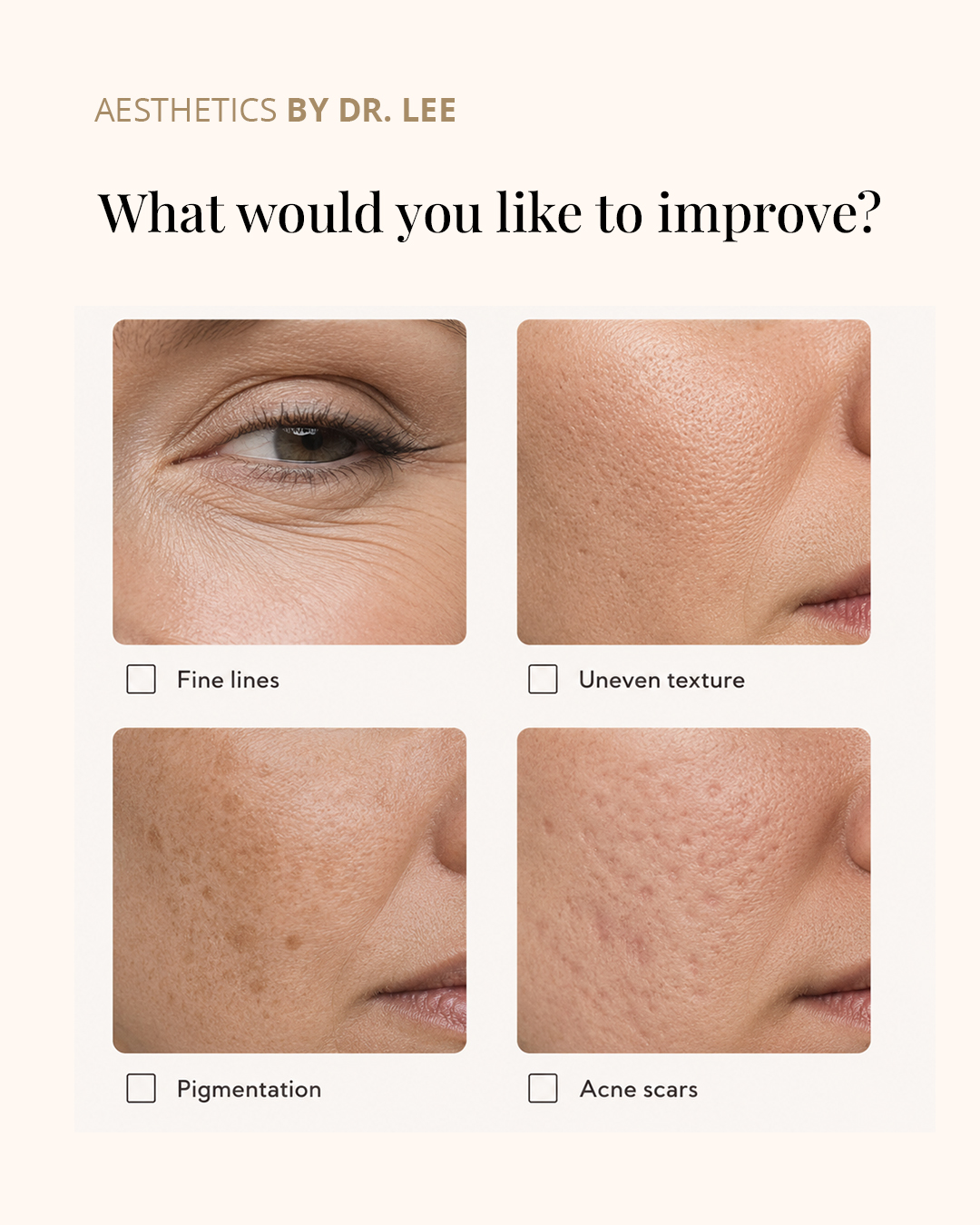 UltraClear laser treatment at Aesthetics by Dr. Lee